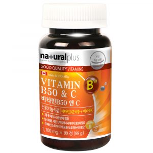 내츄럴플러스 비타민B50 & C 